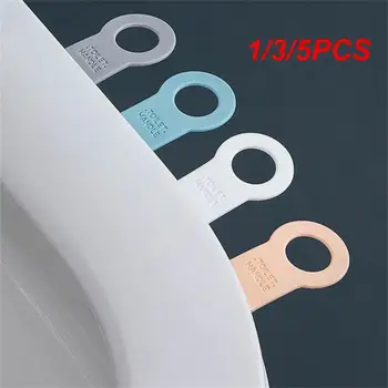 1/3/5PCS Северни повдигачи на тоалетни капаци TPR Силна смукателна чаша Не е мръсно лесно почистване пръстен тоалетна седалка дръжка капак държач