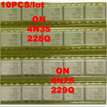 10PCS ON Оригинален високоскоростен оптрон 4N25 4N35 DIP6 Оптосъединител изолатор IC транзистор изходно задвижване (оптрон, изолатор)