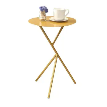 1Pc Начало Ins скандинавски стил малък чай маса хол желязо изкуство декоративни странична маса модерна простота мини кръгла маса
