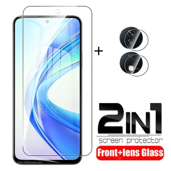 2in1 закалено стъкло случай за чест X7b 4G екран протектор Honar X7b X 7b X7 б HonorX7b 4g 6.8inches камера обектив защитен филм