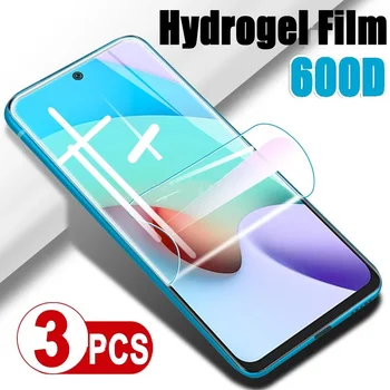 3PCS екран протектор хидрогел филм за Xiaomi Redmi бележка 10 11 12 9 8 7 Pro плюс 5G 11S 10S 9S12 13 Pro K60 Ultra 12R 12R Pro