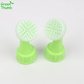  4pcs зелен палец 7 * 3 * 2.2cm творческо устройство за поливане градинарство и цветни консумативи Домакински саксийни пластмасови дюза за поливане