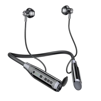 A12 Монтирани на врата Bluetooth 5.0 слушалки Дълги в режим на готовност Безжични Pluggable графични слушалки Semi-In-Ear TWS Черно