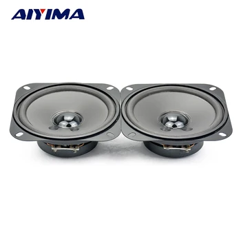 AIYIMA Audio 2Pcs 4 инчов 8 Ohm 10W аудио високоговорители DIY преносими автомобилни високоговорители Влагоустойчив високоговорител