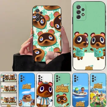 Animal Crossing New Horizons Калъф за телефон Funda за Samsung S23 S22 S21 S30 S20 S9 S10 S8 S7 S6 Pro Plus Edge Ultra Fe Coque