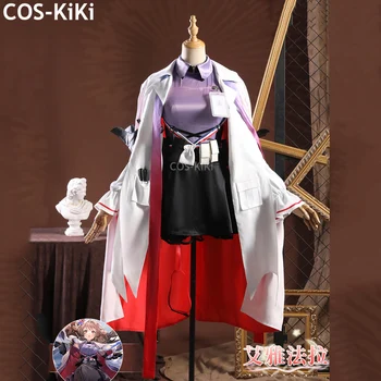 COS-KiKi Arknights Eyjafjalla игра костюм косплей костюм елегантен прекрасен униформа Хелоуин карнавал парти ролева игра облекло жени