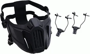 Creative Protective Half Face Mask Outdoor Game Costume Mask Outdoor Sports Masks (Black)