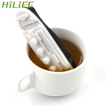 HILIFE цедка за чай Титаник форма празен силиконов инфузер творчески кораб стил билков филтър дифузьор Teaware
