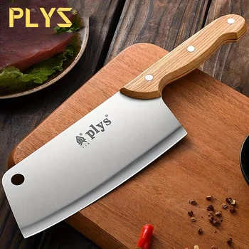 PLYS-Специален остър нож за нарязване на месо за дамски, кухненски нож за рязане от неръждаема стомана с висока твърдост за домашна употреба