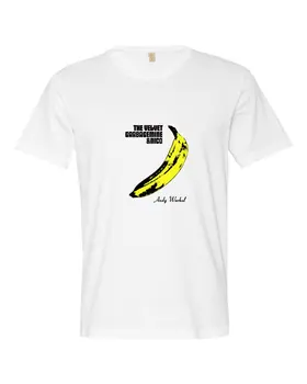 The Velvet Garbagemine And Nico, тениска, Лу Рийд, Нико, Velvet Underground, Анди Уорхол, Банан