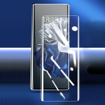 UV закалено стъкло за Huawei P60 Pro P60Pro P60Art Пълен капак 3D извит екран протектор Пълно лепило UV стъкло за Huawei P 60 Art
