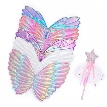 Ангелски крила на пеперуда с каишка Преструвайте се, че играете крила на пеперуда за деца Decoración hogar