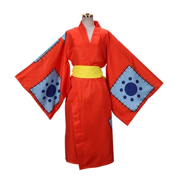 Аниме едно парче косплей костюм Luffy кимоно облекло Hallwoeen парти костюми роля униформа японски карикатура горещо облекло