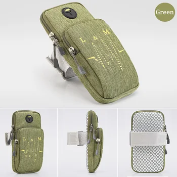 Водоустойчива чанта за ръце за YESTEL P30 Pro / Забележка 10 30 Pro случай тичане спорт цип торбичка Оксфорд кърпа лента за ръка телефон притежателя