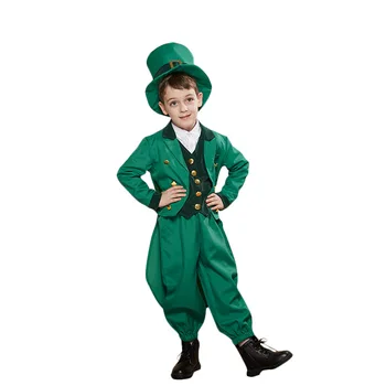 Детски косплей ирландски костюми за Деня на Свети Патрик