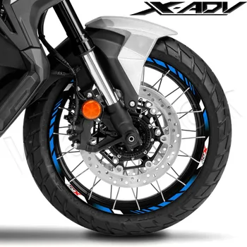 За Honda Xadv X-ADV 350 750 X Приключенски отразяващ мотоциклет колело стикер 17