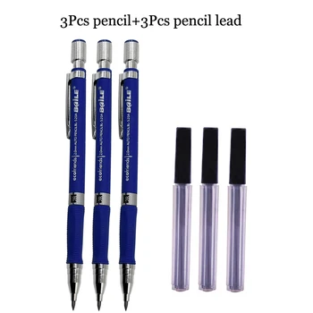 Механичен комплект моливи 2.0mm с 2B черно/цветове олово пълнител за писане скициране изкуство рисуване училище автоматичен молив