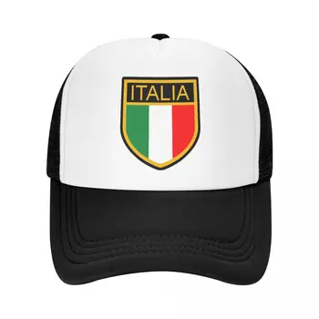 Персонализирана Italia Sport Италия Флаг бейзболна шапка за мъже Жени Регулируема шапка за камион Спортни шапки за слънце