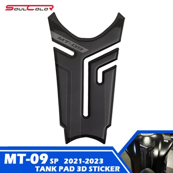 Подходящ за Yamaha MT-09 2021 2022 2023 MT09 SP 21 22 23 FZ09 защита декоративни 3D стикер стикери резервоар подложка съвместим
