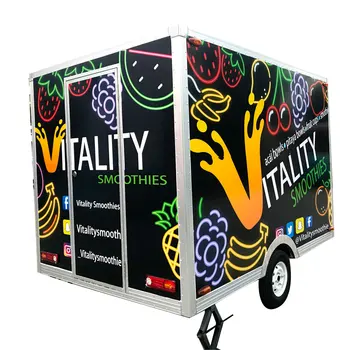 Сладкарска количка за храна Съхранение и продажба на храна Американска улична количка за производство на храна