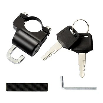 Универсална мотоциклетна каска за заключване на каската против кражба Предпазна брава метална с 2 ключа