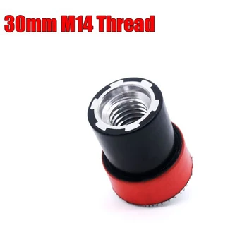 1/2/3 инчова гъба за полиране Червена + черна мека тава M14 резба за ротационна машина за полиране / шлифоване Части за електроинструменти