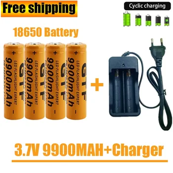 18650 Батерия 2023НоваБестселъри 9900mAh+Зарядно 3.7V 18650 Литиево-йонни батерии Акумулаторна батерия за отвертка за дистанционно управление