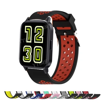 20 22mm каишка за китката за Realme Dizo Watch 2 Sports/D R Talk /Pro Smart Watch гривна за маншет за Oneplus Watch Silicone Band