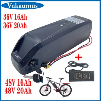 36V 48V 20Ah 13S 18650 EBike батерия Hailong случай с USB 1000W мотоциклет преобразуване комплект Bafang електрически велосипед САЩ ЕС безмитен