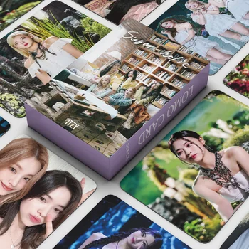 55pcs/Set Kpop Itzy Lomo Cards Фотоалбум Карта Фотокарта Снимки Yeji Lia Ryujin Chaeryeong Yuna Фенове Колекция Подарък
