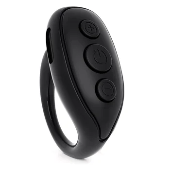Bluetooth страница за дистанционно управление, камера за мобилен телефон Shutter Selfie Remote, Smart Ring Remote за -Black