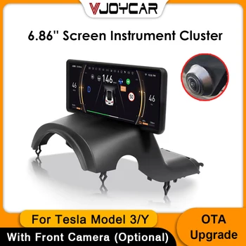 CarPlay Android Auto дисплей за Tesla Model Y Model 3 Инструмент със сензорен екран HUD Cluster Blind Spot Monitoring AP EAP FSD