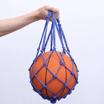 Heavy Duty баскетболна чанта шнур топка мрежа найлон футбол превозвач мрежа чанта шнур съхранение чанта за баскетбол