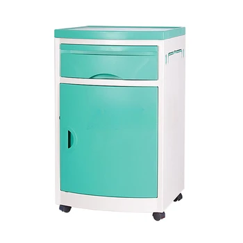 Medige ABS медицински шкаф болница нощно шкафче обичай синьо OEM стая ABS пластмасови нощни медицински маса