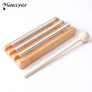Miwayer Energy Chime Percussion,Hand Bell Meditation Chimes,Teacher Tools Reminder Tuned Energy Chimes Music Instrument with