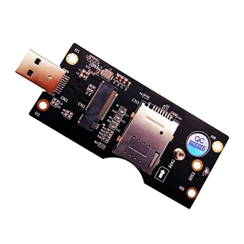 NGFF M.2 ключ B към USB 3.0 адаптер разширителна карта със SIM 8Pin карта слот за WWAN / LTE 3G / 4G / 5G модул