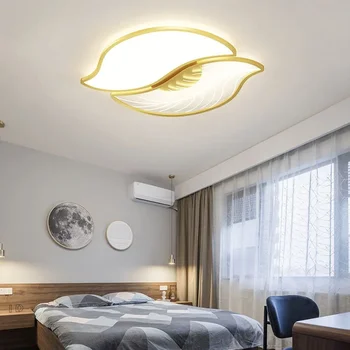 Nordic Ceiling Light Leaf Style Home-appliance Decoracion Para El Hogar Moderno Лампа за спалня, препоръчана от IG Influencers
