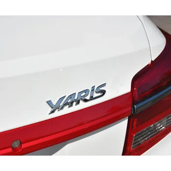 Refit задна броня опашка врата багажника стикер за YARIS лого значка кола писмо емблема Decals Сребърен страничен стикер за тяло Автоматичен аксесоар