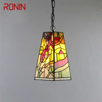 RONIN Ретро висулка светлина Съвременна LED лампа Творчески тела Декоративни за домашна трапезария
