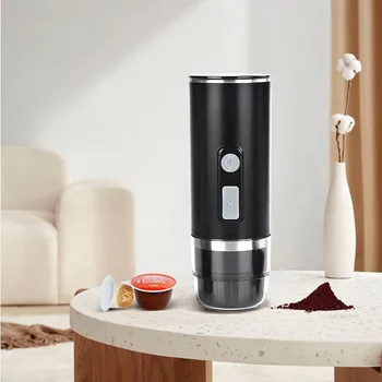 Кафе машина, домакинска пълнаАвтоматична кафе капсула машина Преносима мини USB електрическа кафемашина машина за домашно пътуване