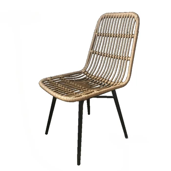 Луксозни ратанови столове на открито Скандинавски минималистичен модерен ковано желязо отдих градински стол балкон плаж Sillas градинска мебел