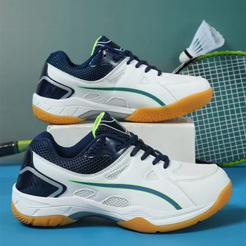 Професионални обувки за бадминтон Мъже Жени Обувки за тенис на маса против хлъзгане Дишащи спортни обувки Маратонки за бадминтон